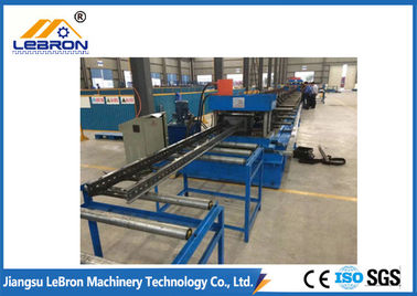 GI Dan GP Bahan Kabel Tray Roll Forming Machine, Cable Tray Bending Machine